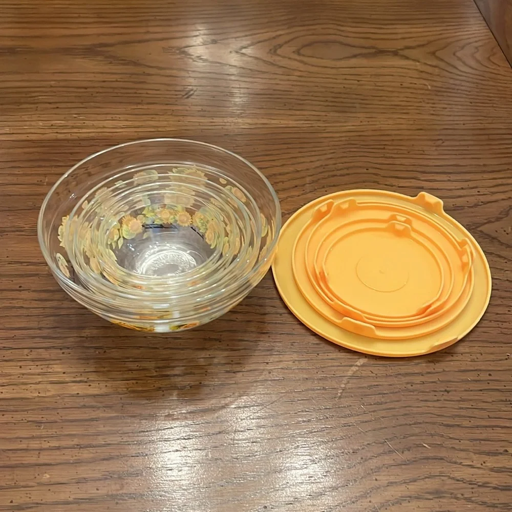 Flower Dute‎ nesting storage bowls, set of 5